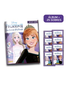 Pack Frozen II: Dos Caminos, Un Vínculo (Álbum Tapa Blanda + 25 Sobres)
