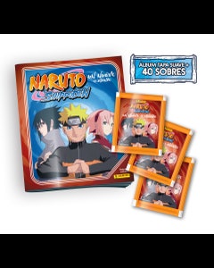 Pack Naruto Shippuden Un Nuevo Comienzo (Álbum + 40 Sobres)