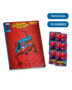 Pack Spiderman 60 Años (Álbum Tapa Dura + 25 Sobres)